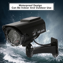 Outdoor waterproof solar rechargeable simulation camera no replacement battery solar simulation monitor