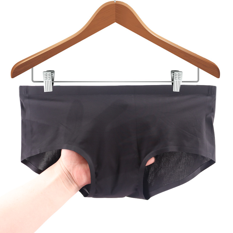 Đồ lót nam Unisex Đồ lót nam nhỏ Boxer Một mảnh Không túi Ice Silk Slim Quần gợi cảm Eo thấp đồ lót vera
