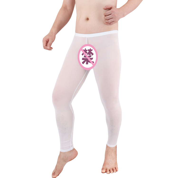 Quần cắt nam cho nam Quần pyjama Quần legging legging Sexy Quần lưới trong suốt Mid eo quần sịp nam