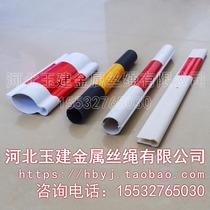 Red and white reflective warning tube pole pull line warning rod Aisle cable cross-road sign tube power protection sleeve