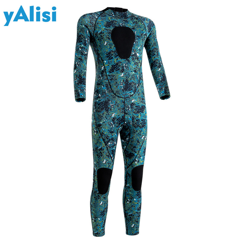 3MM one-piece jellyfish suit male wetsuit thickened warm snorkeling winter swimming sunscreen couple swimsuit surfing suit female
