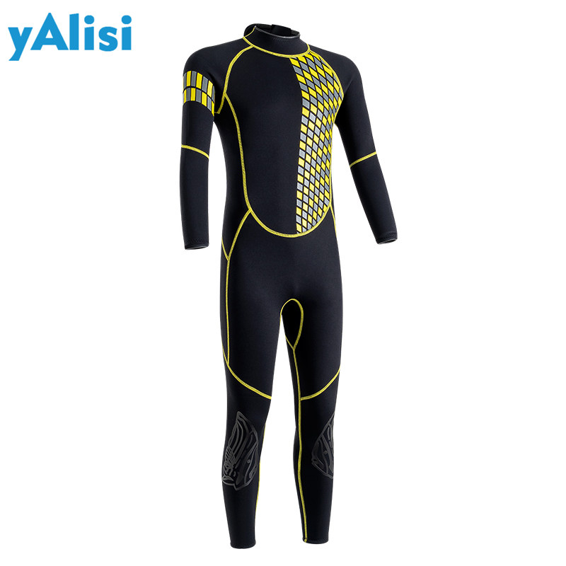 Spot diving suit male 3MM warm sunscreen winter swimsuit cold wet surfing suit snorkeling one-piece diving suit female