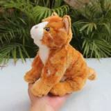 Реалистичная плюшевая милая игрушка, тряпичная кукла подходит для мужчин и женщин, котенок, кот, енот, подарок на день рождения