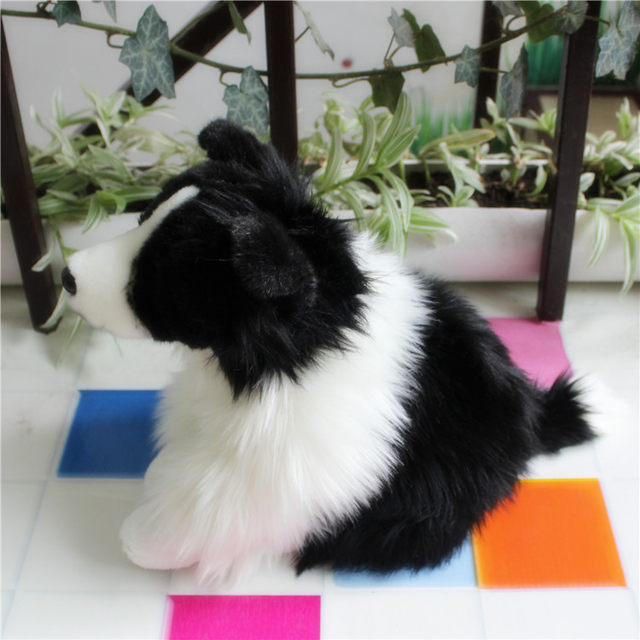 Border Collie High Fidelity Cute Plushie Shepherd Dog Plush Toys Lifelike  Animals Simulation Stuffed Doll Kawai Toy Gifts Kids - AliExpress