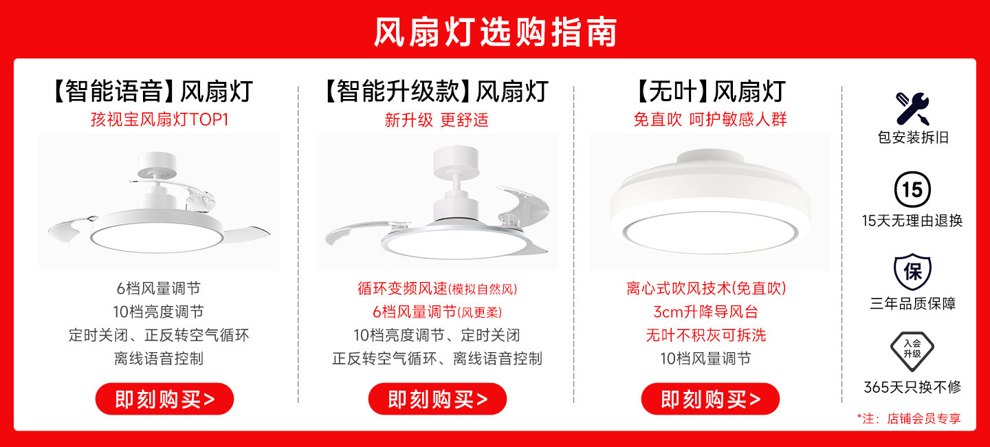 风扇灯-新品