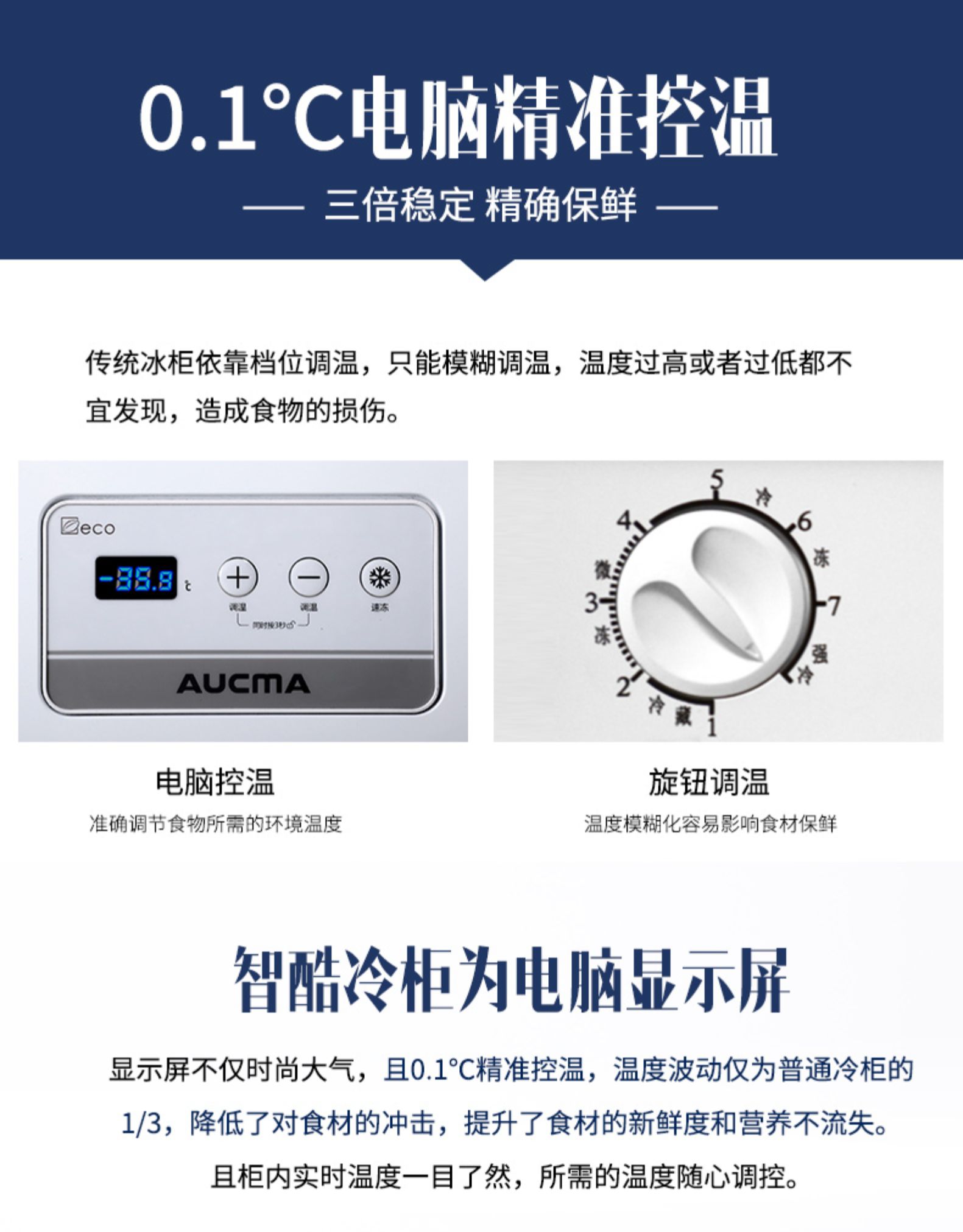 Tủ đông Aucma / Aucma BC / BD-202DNE Tủ đông nhỏ Tủ đông-36 độ - Tủ đông tủ đông alaska if-21
