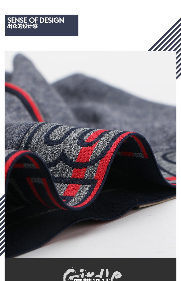 Caber kabali couple đồ lót 2018 đích thực modal cotton thoải mái hoa màu xám nam boxer tóm tắt nữ quan ao lot nam