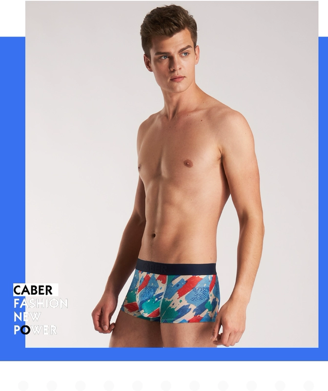 Caber kabali vài đồ lót nam boxer băng lụa mùa hè gợi cảm thoáng khí đồ lót lưới quần lót nữ tam giác eo