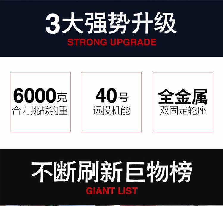 Море удочкой 光威鱼竿碳素超硬远投杆kx海竿长节锚鱼40号海钓全套套装海杆套装 GW