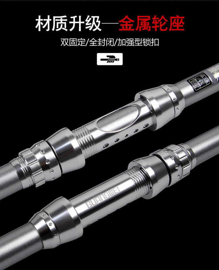 Море удочкой 光威鱼竿碳素超硬远投杆kx海竿长节锚鱼40号海钓全套套装海杆套装 GW