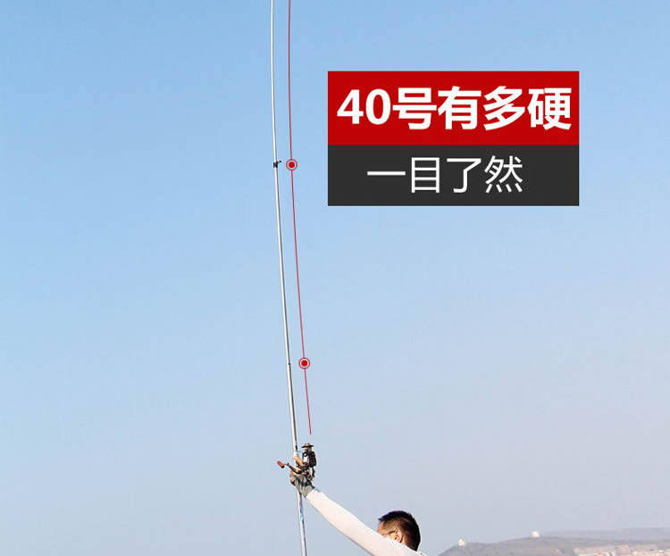 Море удочкой 光威鱼竿碳素超硬远投杆kx海竿长节锚鱼40号海钓全套套装海杆套装 GW