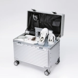 Металлический чемодан, косметический ящик для хранения, алюминиево-магниевый сплав, 18 дюймов