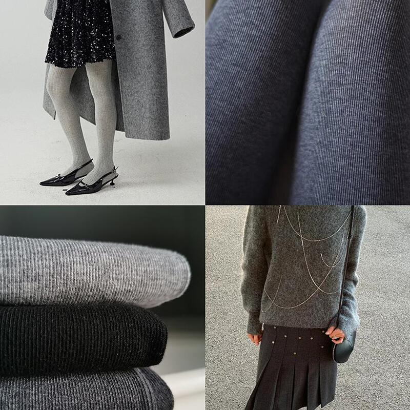 A Must-Have for Tall Girls! Extra-Long and Stretchy Eco-Cotton Pantyhose, Non-Fleece, Warm, Breathable, and Comfortable Cotton