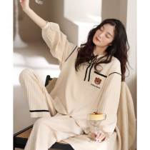 Sandro Vicari Sleeping Girl Spring Autumn Pure Cotton 2021 New Ins Wind Thin Jacket Head Long Sleeve Home Dress