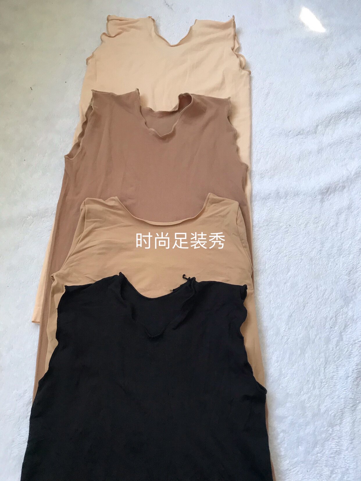 30D skin coat intimate and soft and comfortable round collar vest warm close-fitting full body seamless high elastic underwear