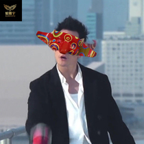 New Police Story Lake resin Halloween horror dress half face adult funny cos Wu Yanzu same mask