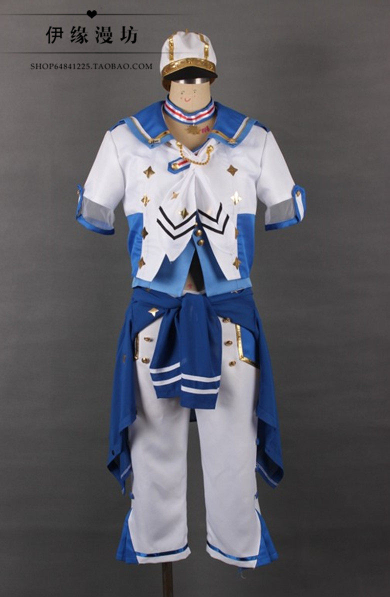 偶像梦幻祭cos 月永雷欧 蓝色灯丝 cosplay