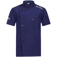 Синяя кожа с коротким рукавом