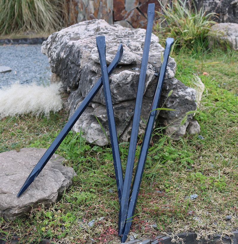 Six-angle crowd rod special steel rod rod high hardness skeleton wooden box hexagonal steel lever plus coarse steel brazing