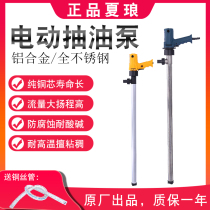 Xia Lang (Sharan) portable electric pump diesel pump barrel pump oil dispenser oil suction machine 220V