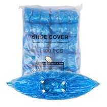 T-buckle disposable shoe cover thick shoe cover machine special shoe cover dustproof and non-slip 100 PE plastic household