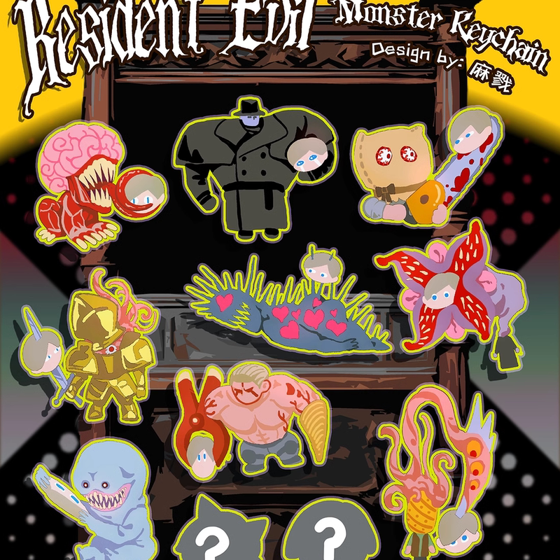 [in Stock] Resident Evil Monster X Leon Acrylic Keychain Pendant