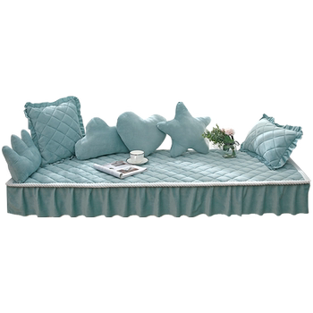 Thickened internet celebrity princess style decorative carpet bay window mat