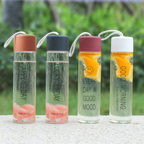 Batch thickened glass advertising cup Custom logo printing opening small gift to push the water cup Hair student activity cup