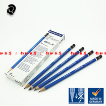 German STAEDLER Schedlou) Mars Lumograph) 100) Blue Rod Sketch Drawing Pencil