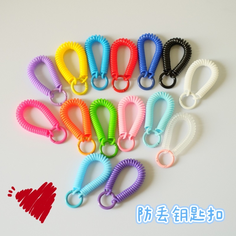 Key Lanyard, Wrist Key Strap, Key Ring, Meal Card Elastic Ring, Anti-Lost Rope Bracelet