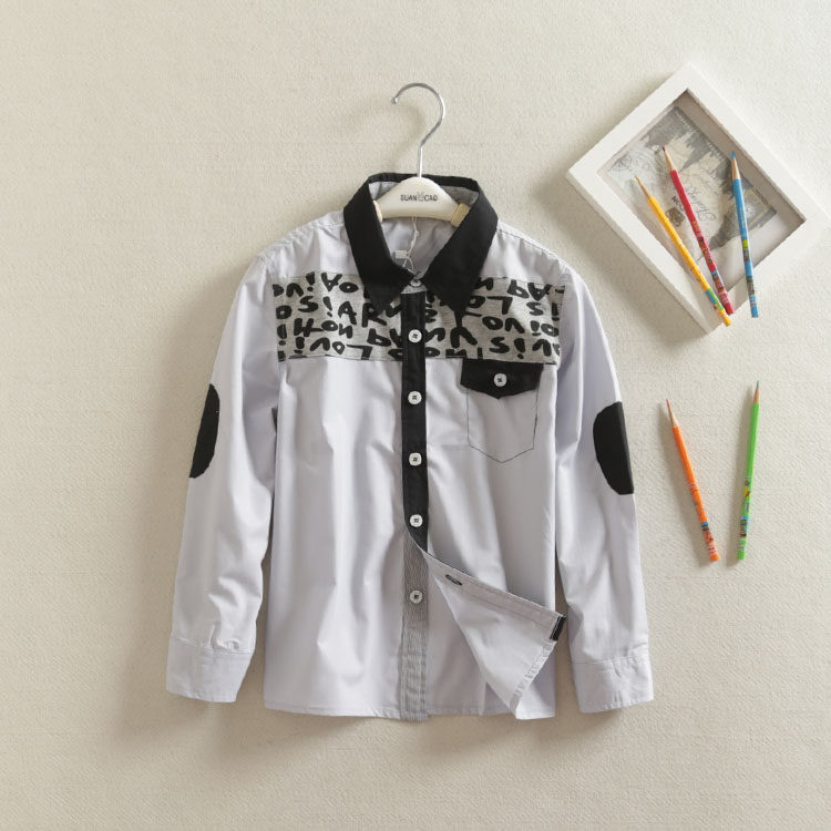 Chemise garcon à manche longue - Ref 2079291 Image 7