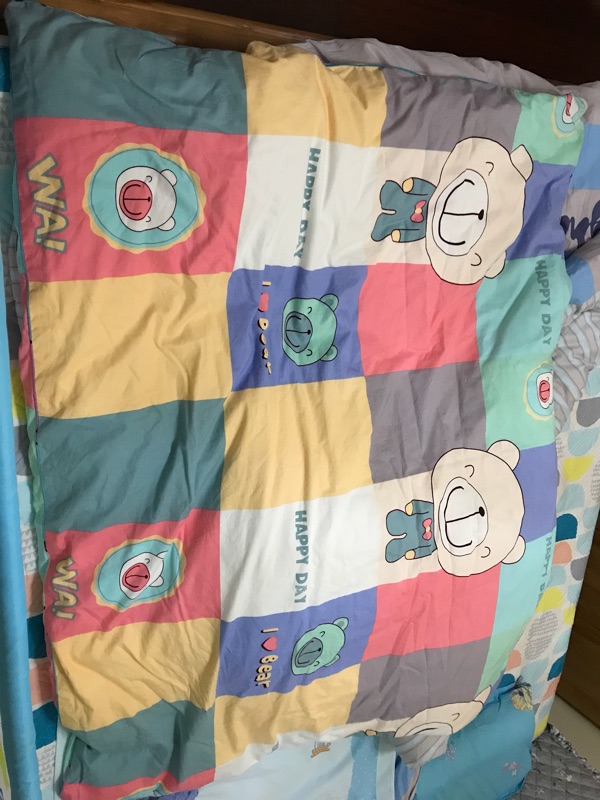 Chải vải bông trẻ em bông phim hoạt hình bé chăn vườn ươm bé chăn - Quilt Covers bộ chăn ga gối đệm cưới