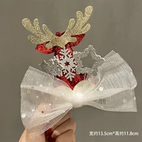 Кружевая снежинка оленя рождественская шляпа