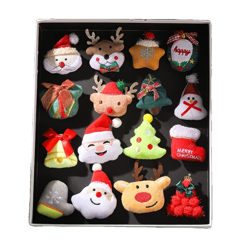 Рождественская мультяшная плюшевая брошь, сексуальная милая булавка, значок, сумка, аксессуар для сумки, аксессуары, подарок на день рождения