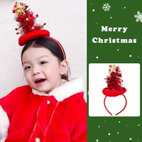 Звездная новогодняя шапка-повязка на голову, несветящаяся.