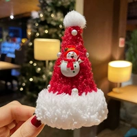 Фиолетовый снеговик рождественская шляпа