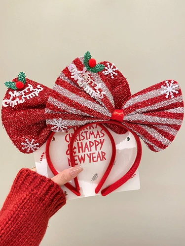 Рождественский милый ободок, детские шпильки для волос, человеческая голова для пожилых людей для взрослых, аксессуар, подарок на день рождения