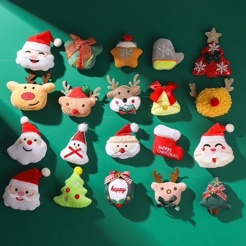 Рождественская мультяшная плюшевая брошь, сексуальная милая булавка, значок, сумка, аксессуар для сумки, аксессуары, подарок на день рождения