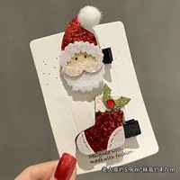 Чернильные зеленые носки Санта -Санта