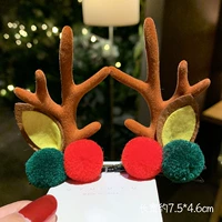 Коричневые волосы, рога