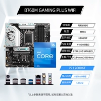 B760M GAMING PLUS WIFI D5+i5 12600KF
