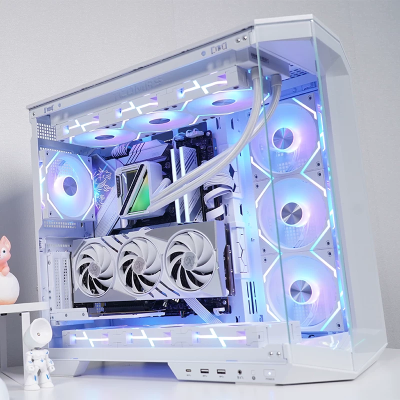 MSI, аквариум, ноутбук, карточная игра, модель R9, 9950x, x3, 3D, 9900×3, 5070, DIY