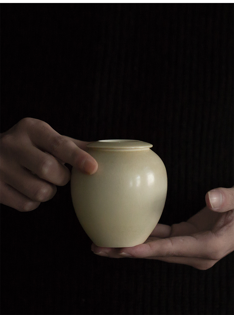 Jingdezhen ceramic POTS caddy fixings seal pot home store tea POTS remaining small containers of tea POTS