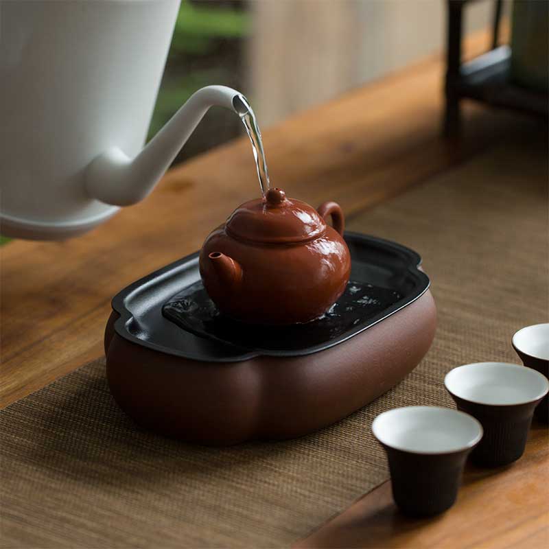 It bearing bearing dry mercifully Taiwan Japanese dry mercifully tea tray teapot mat cup mat tea kungfu tea accessories with zero