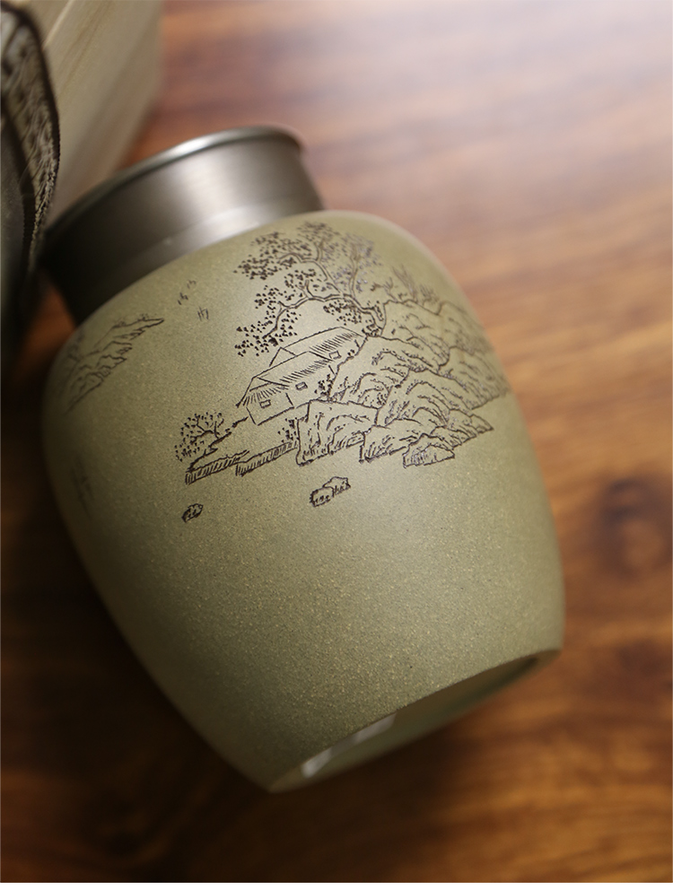 Yixing purple sand tea pot ceramic POTS sealed as cans moistureproof home high - grade tea store POTS with cover the size