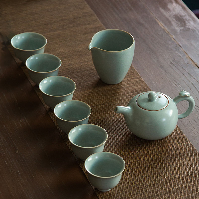 Jingdezhen your up tea suit household contracted and I ceramic cups from the sitting room the teapot tea tea