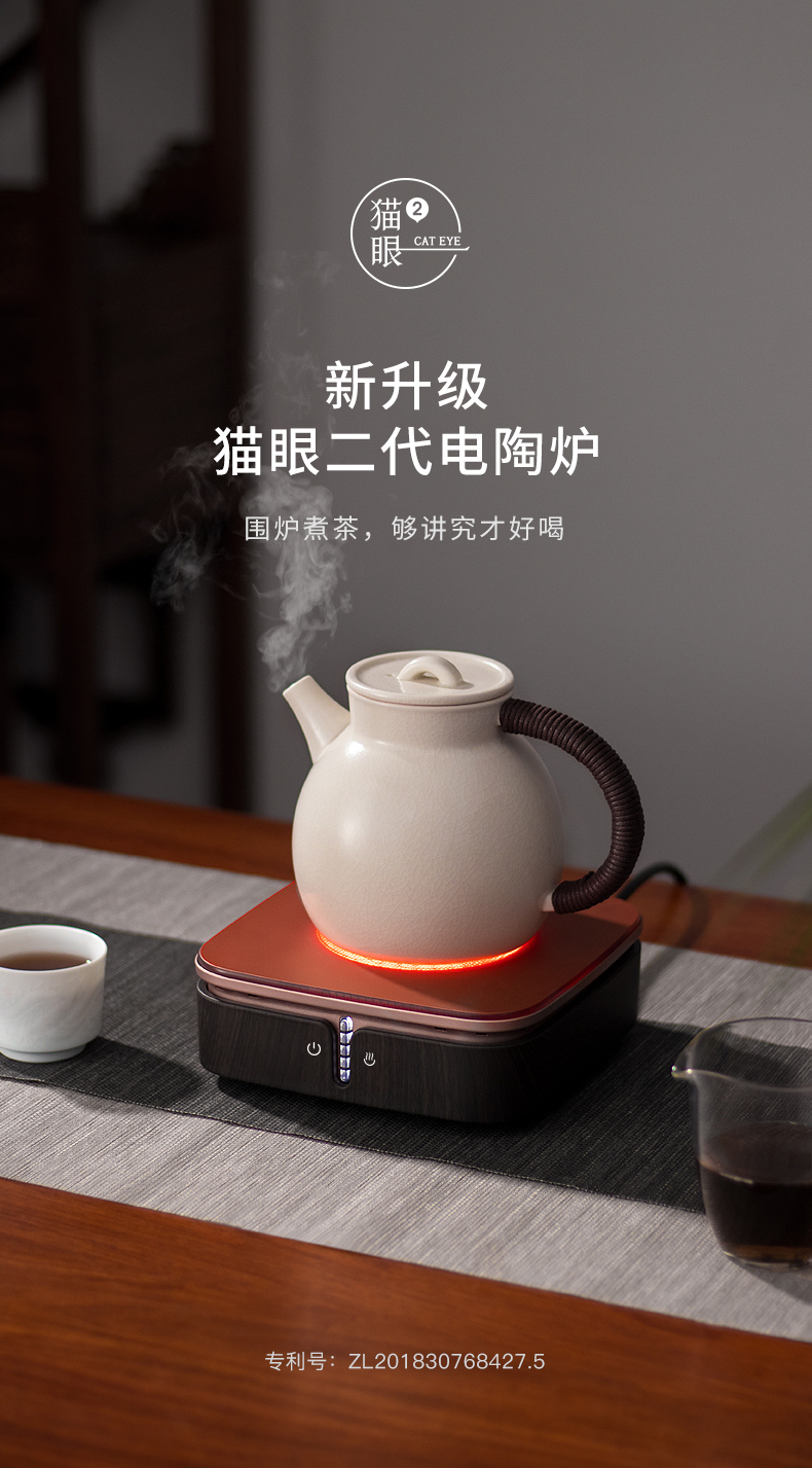 Burn electric TaoLu boiled tea, tea tea domestic glass ceramic pot to boil tea stove automatic kung fu tea set