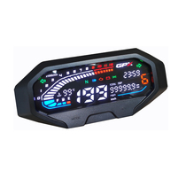 Longxin motorcycle touch GR200 digital LCD instrument assembly Suzuki big transport code meter with clock water temperature