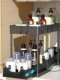 Kitchen seasoning storage rack narrow style seasoning rack countertop small oil, salt, sauce, vinegar seasoning storage rack stove