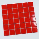 Интернет -знаменитый цвет 97 китайская красная керамическая мозаичная плитка ресторан Hot Pot Ресторан Рестора